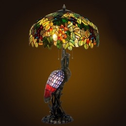 Tiffany lantlig bordslampa...