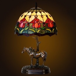 Tiffany retro bordslampa i...