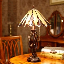 Tiffany retro bordslampa i...