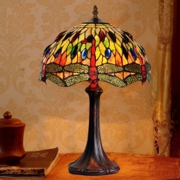 Tiffany retro bordslampa i...