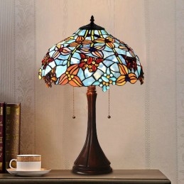 Tiffany retro bordslampa i...