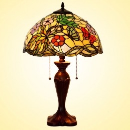 Tiffany retro bordslampa i...