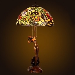 Tiffany retro bordslampa i...