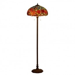 Retro Tiffany Golvlampa i...