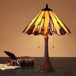 Tiffany retro bordslampa i...