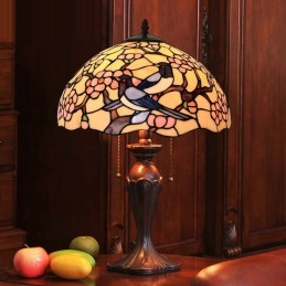 Tiffany retro bordslampa i...