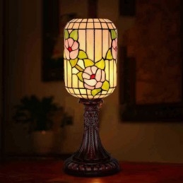 Tiffany retro bordslampa i...