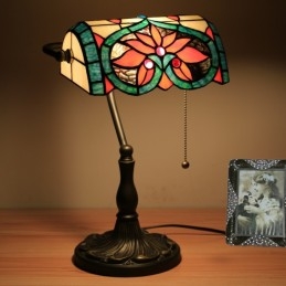 Tiffany Bank bordslampa i...