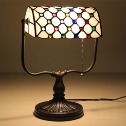 Tiffany soffbordslampa i...