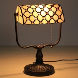 Tiffany Bank bordslampa i...