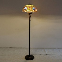 Golvlampa i Tiffany-stil...