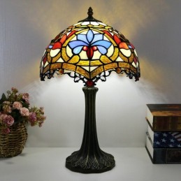 Tiffany-stil bordslampa 12...